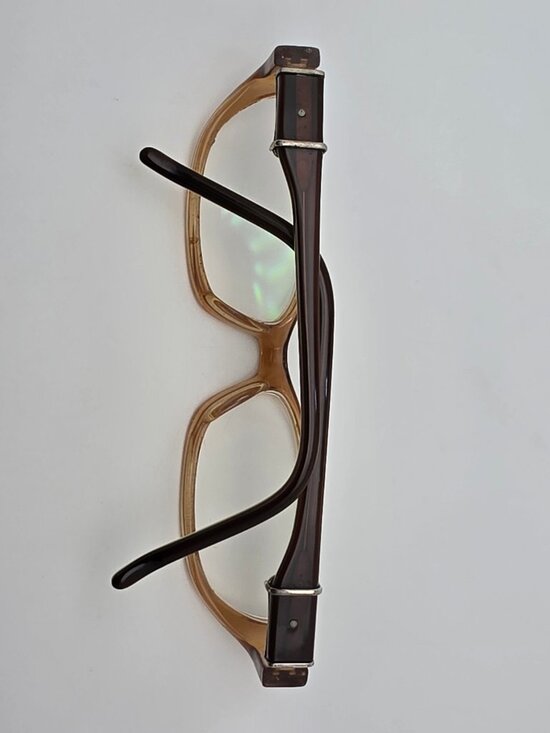 Robert Marc 136-30 Crystal Brown on Lime Green Eyeglasses Frame France 52-14-108 main image 6